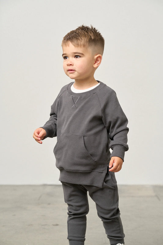 Pocket Pullover - Shadow - Baby Sweet Pea's Boutique