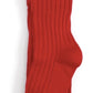 Ribbed Knit Tights - Apple Red - Little Stocking Company
