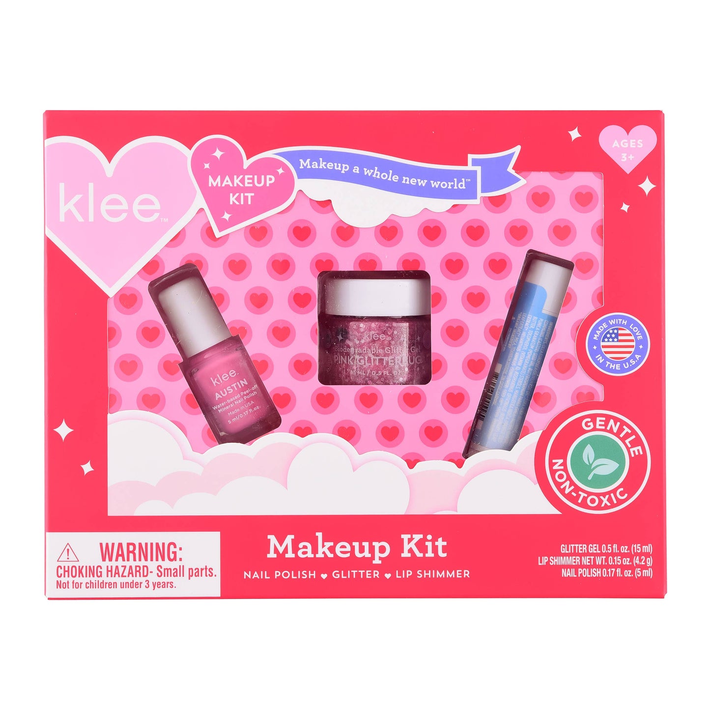 Cupid's Hugs - Valentine's Day Makeup Set: Sweetheart Smooches - Baby Sweet Pea's Boutique