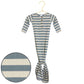 Lincoln Ribbed Knotted Gown - Lou Lou & Co