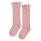 Blush Fancy Lace Top Knee High Socks - Little Stocking Company
