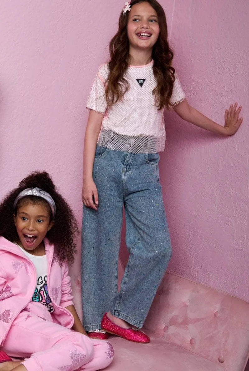 Rainbow Sparkle Jeans - Lola and the Boys