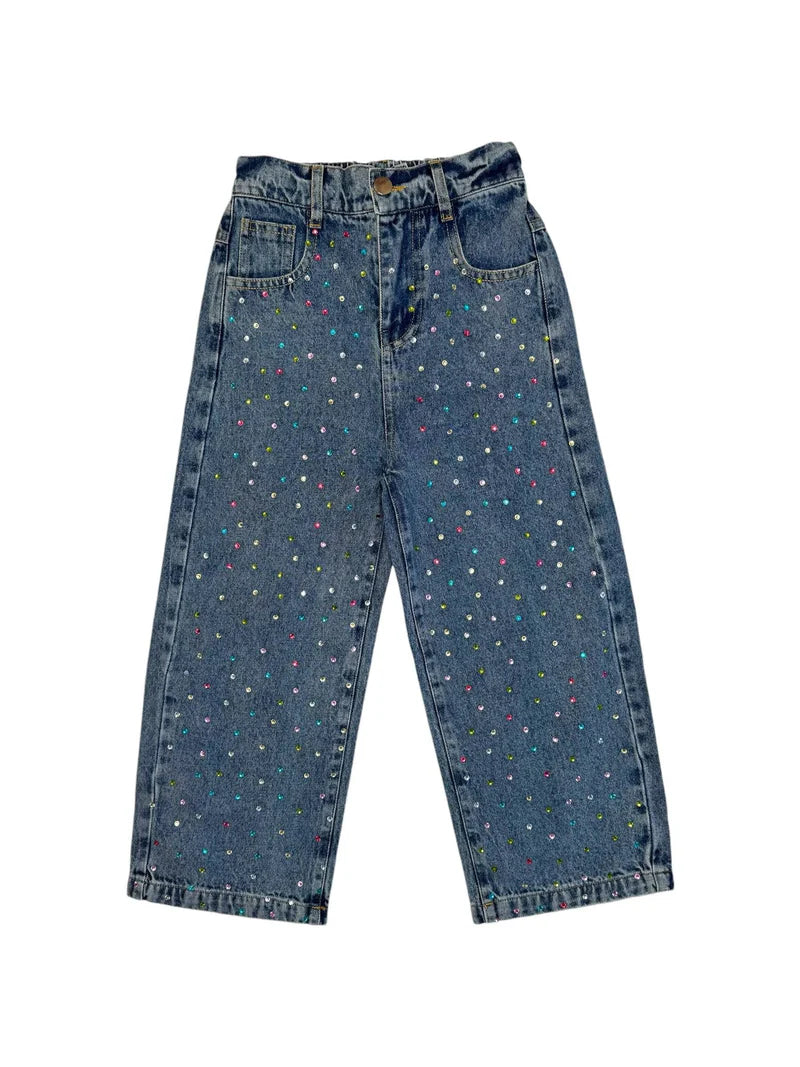 Rainbow Sparkle Jeans - Lola and the Boys