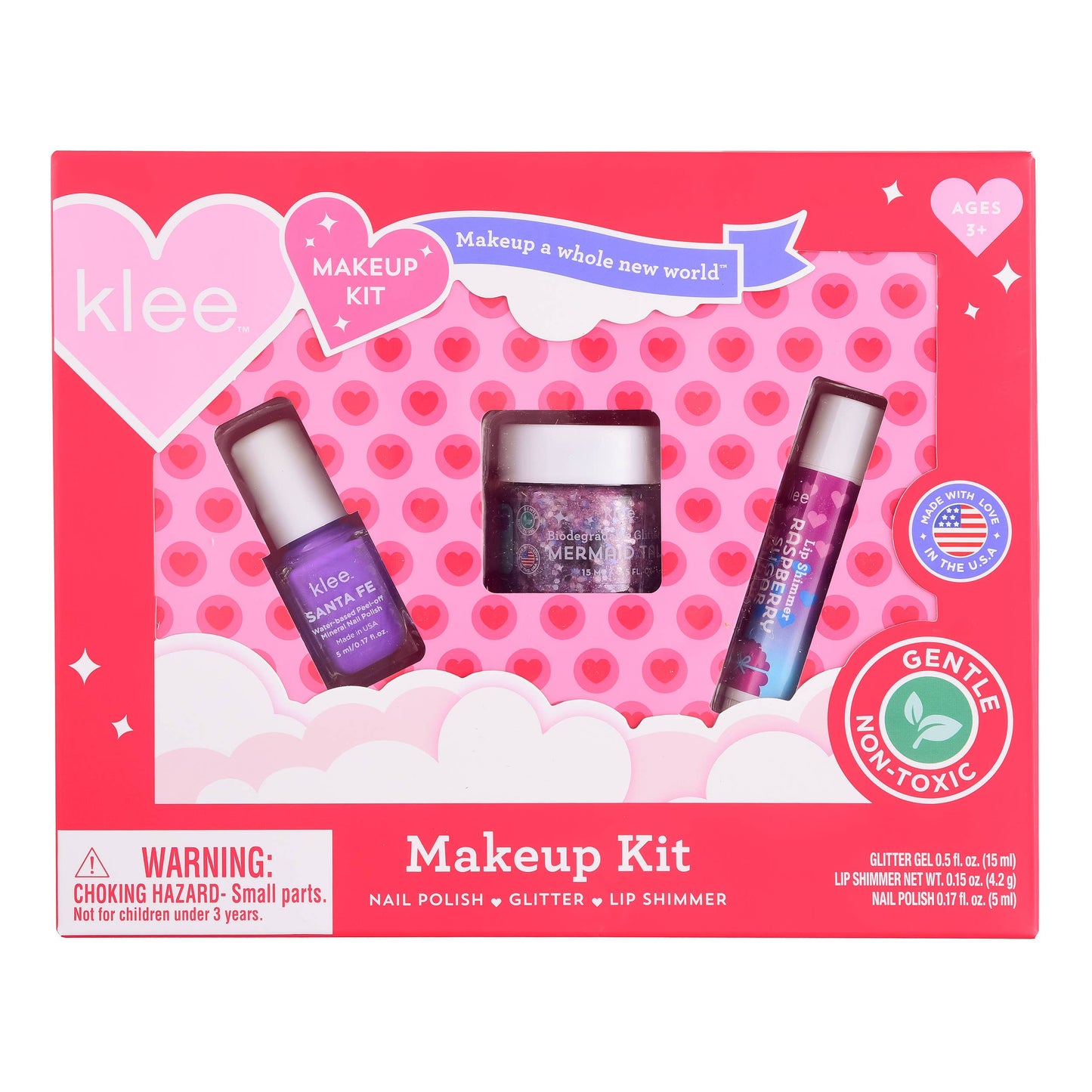 Cupid's Hugs - Valentine's Day Makeup Set: Sweetheart Smooches - Baby Sweet Pea's Boutique