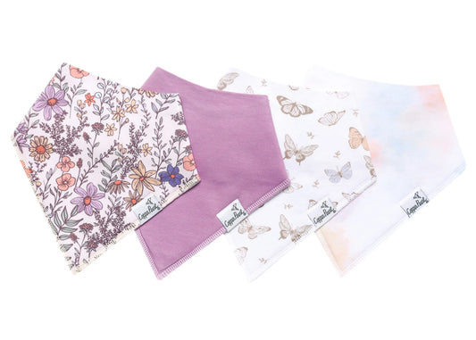 Flora Baby Bandana Bibs - Copper Pearl