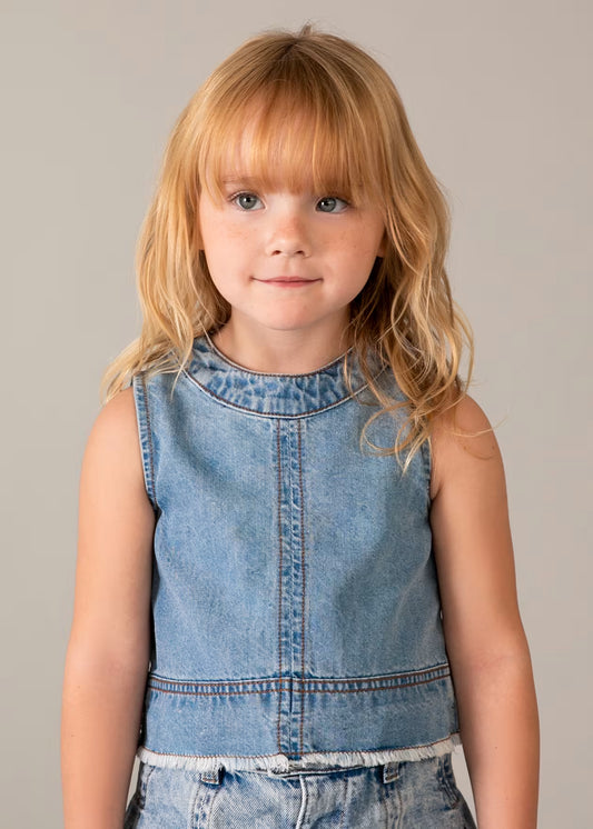 Jackie Denim Top - Mayoral