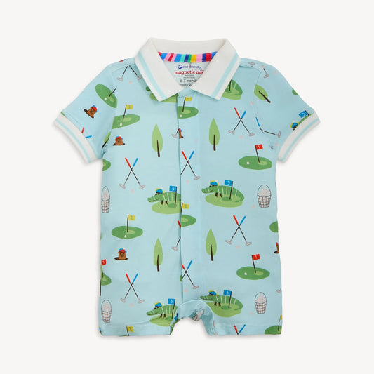 Gopher It Magnetic Model Polo Romper