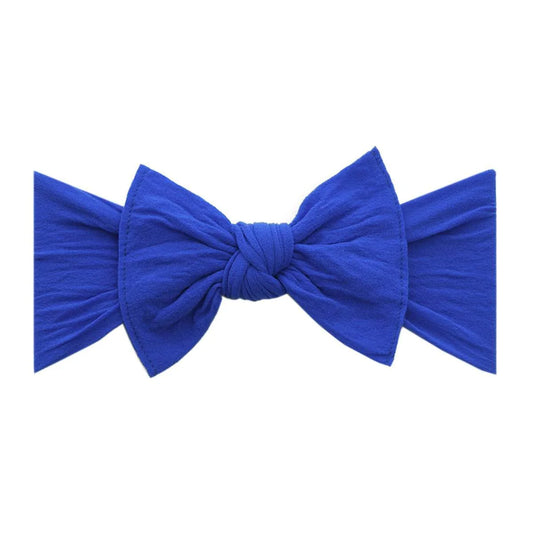 Royal Blue Classic Knot Headband - Baby Bling