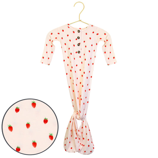 Junie Ribbed Knotted Gown - Lou Lou & Co