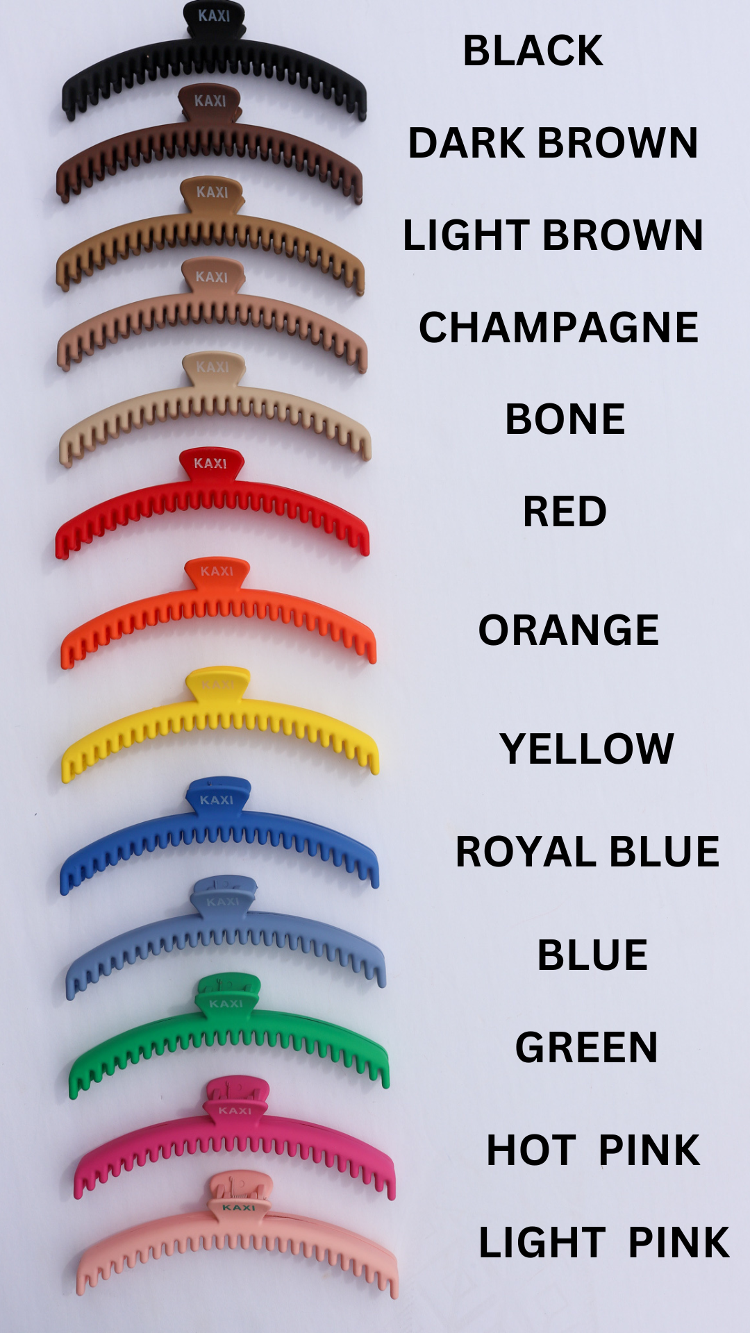 MATTE ORIGINAL HOLD EVERYTHING CLAW: LIGHT BROWN