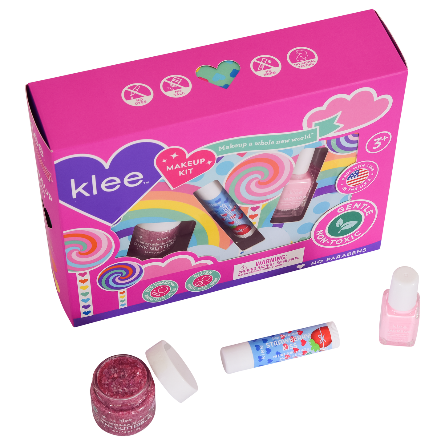 NEW!! Spinning Pink - Pinwheel Love Makeup Kit: Spinning Pink - Baby Sweet Pea's Boutique