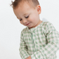 Green Gingham Zipper Romper - Baby Sweet Pea's Boutique
