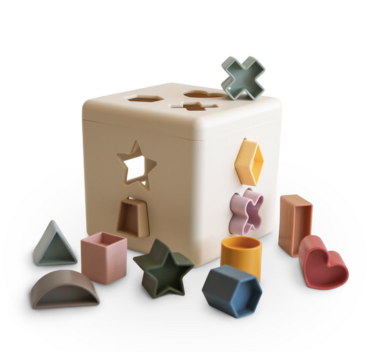 Shape Sorting Box - Mushie & Co