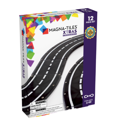 XTRAS: Roads 12-Piece Set - magnatiles