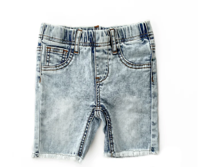 DENIM SHORTS - ULTRA-LIGHTWASH