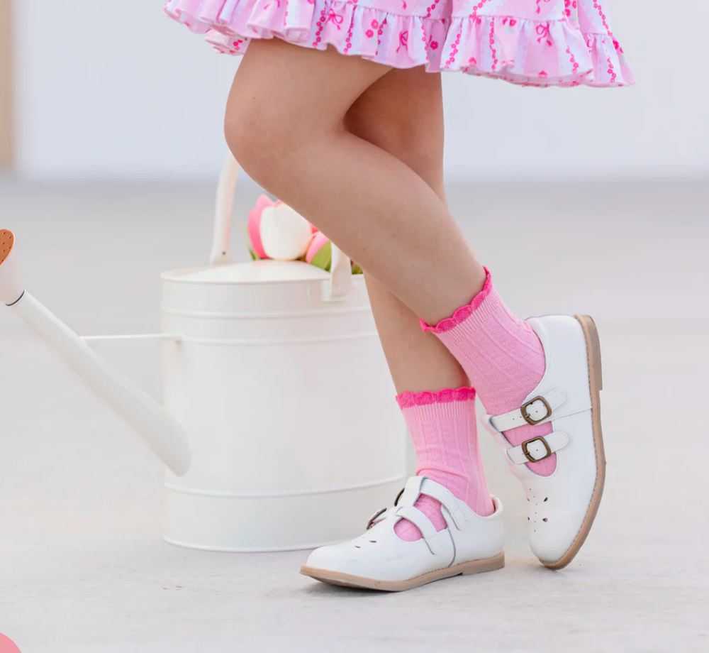 Blossom Frill Midi Socks - Baby Sweet Pea's Boutique