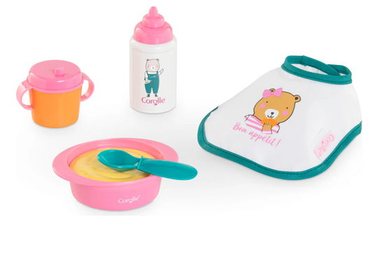 Pink Mealtime Set - Baby Sweet Pea's Boutique