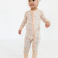 Frankie Plaid Zipper Romper - In My Jammers
