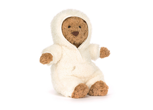 Bartholomew Bear All-in-one Outfit - Baby Sweet Pea's Boutique