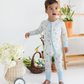 Oliver Rabbit Zipper Romper - Baby Sweet Pea's Boutique